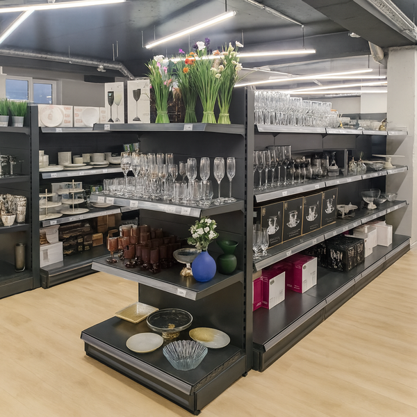 Коммерческий стеллаж с гондолой 1710x1000x370