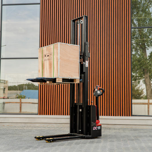 Электрическая тележка для поддонов с мачтой CDD15J-Li M300