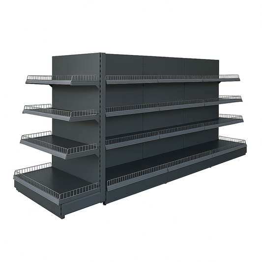 Коммерческий стеллаж с гондолой 1710x1000x370