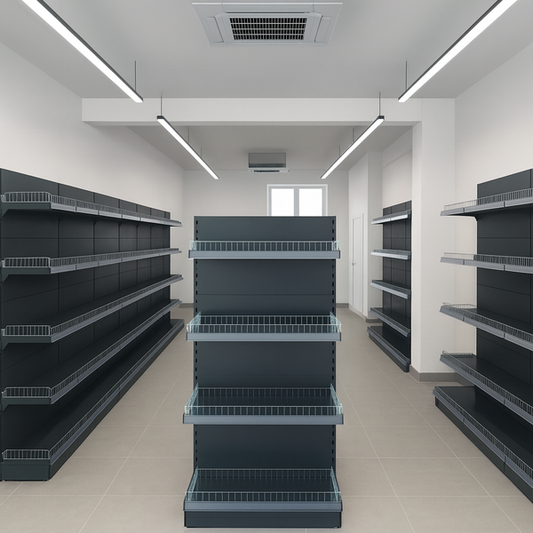 Коммерческий стеллаж с гондолой 1710x1000x370